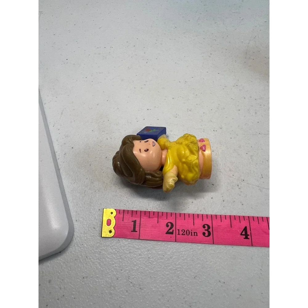 Fisher Price Little People Disney Princess Ariel Belle Figures Tub Carriage Set
